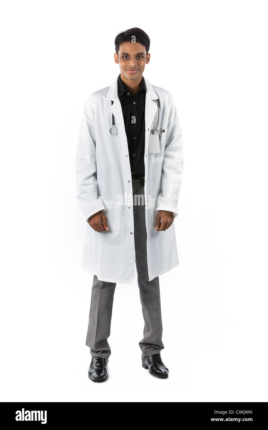 Portrait of a male Indian doctor Stock Photo