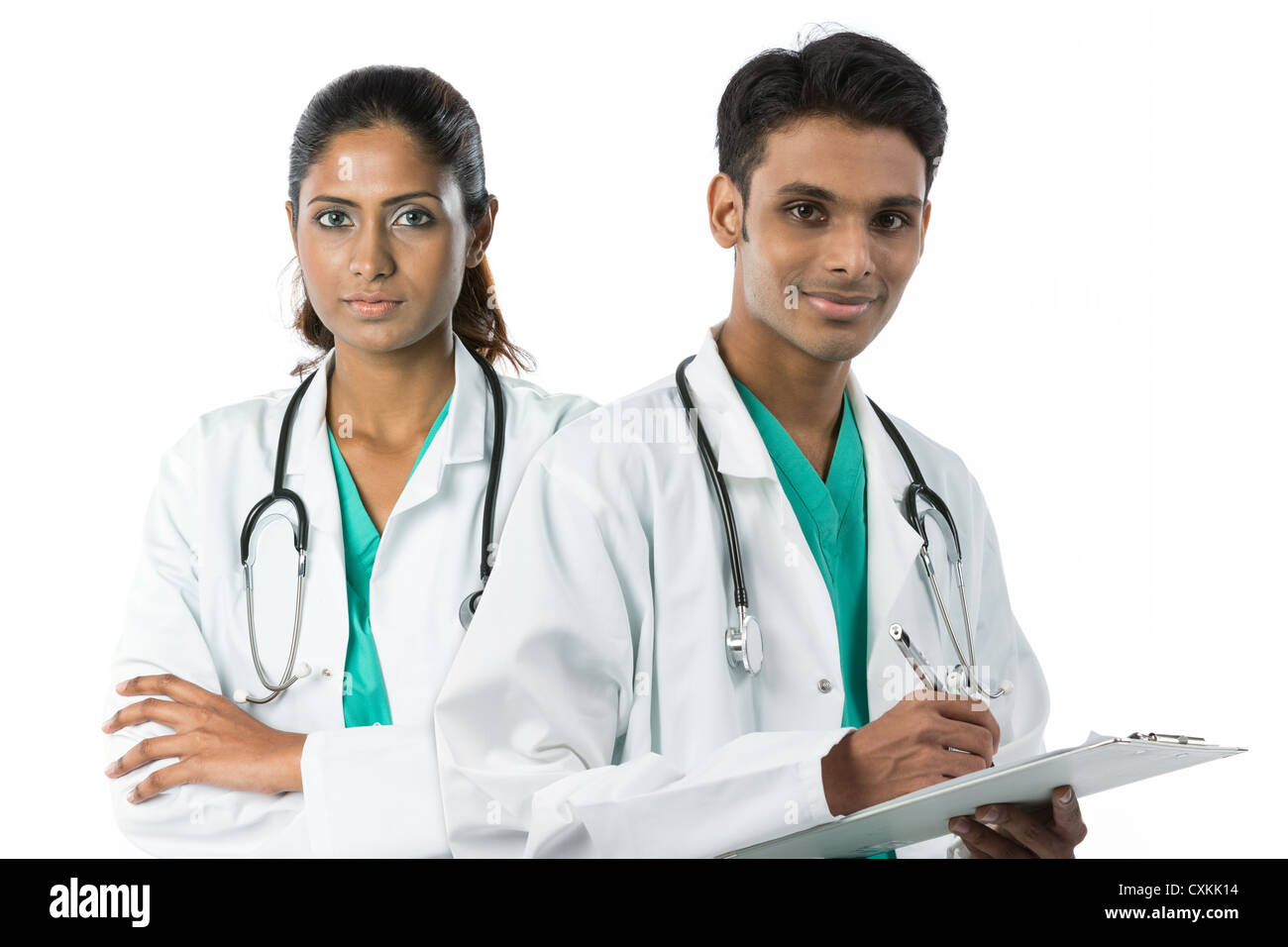 Medical team in coat hi-res stock photography and images - Alamy