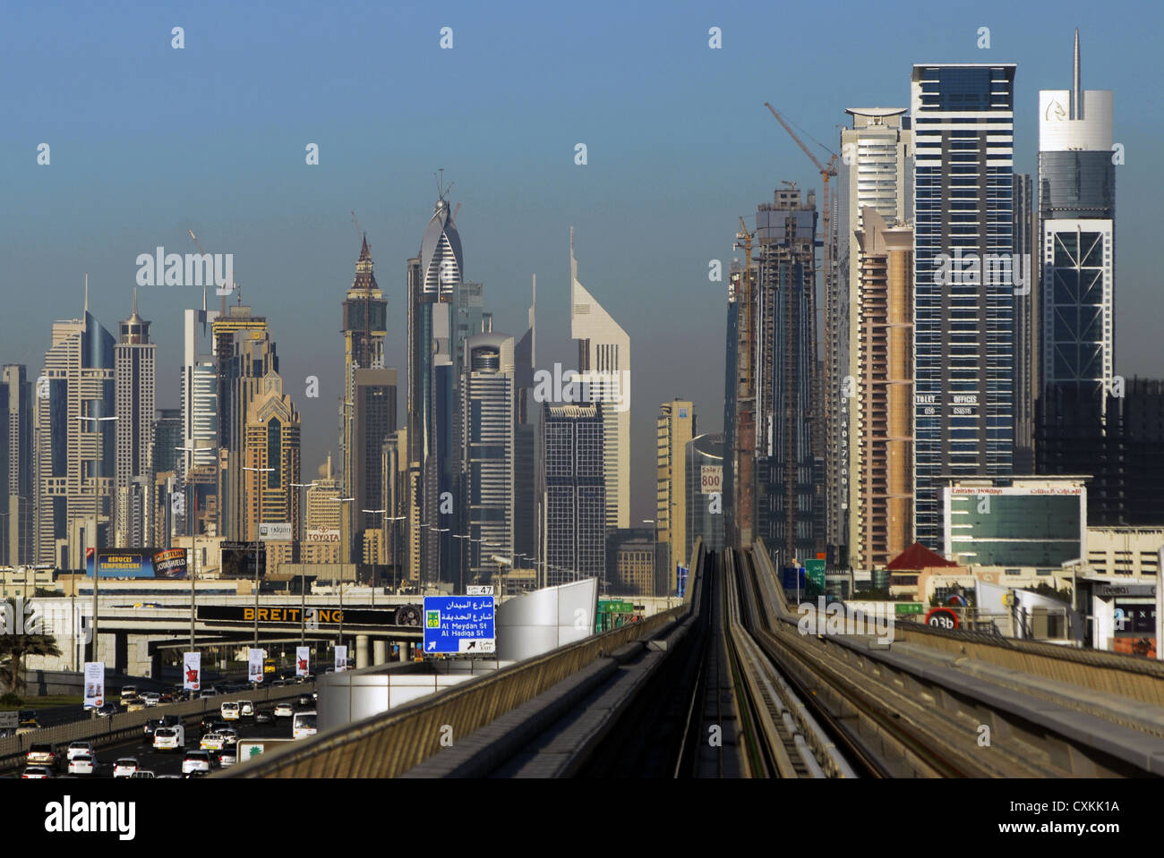 Sheikh Zayed Road, Dubai, UAE, United Arab Emirates, South East Persian