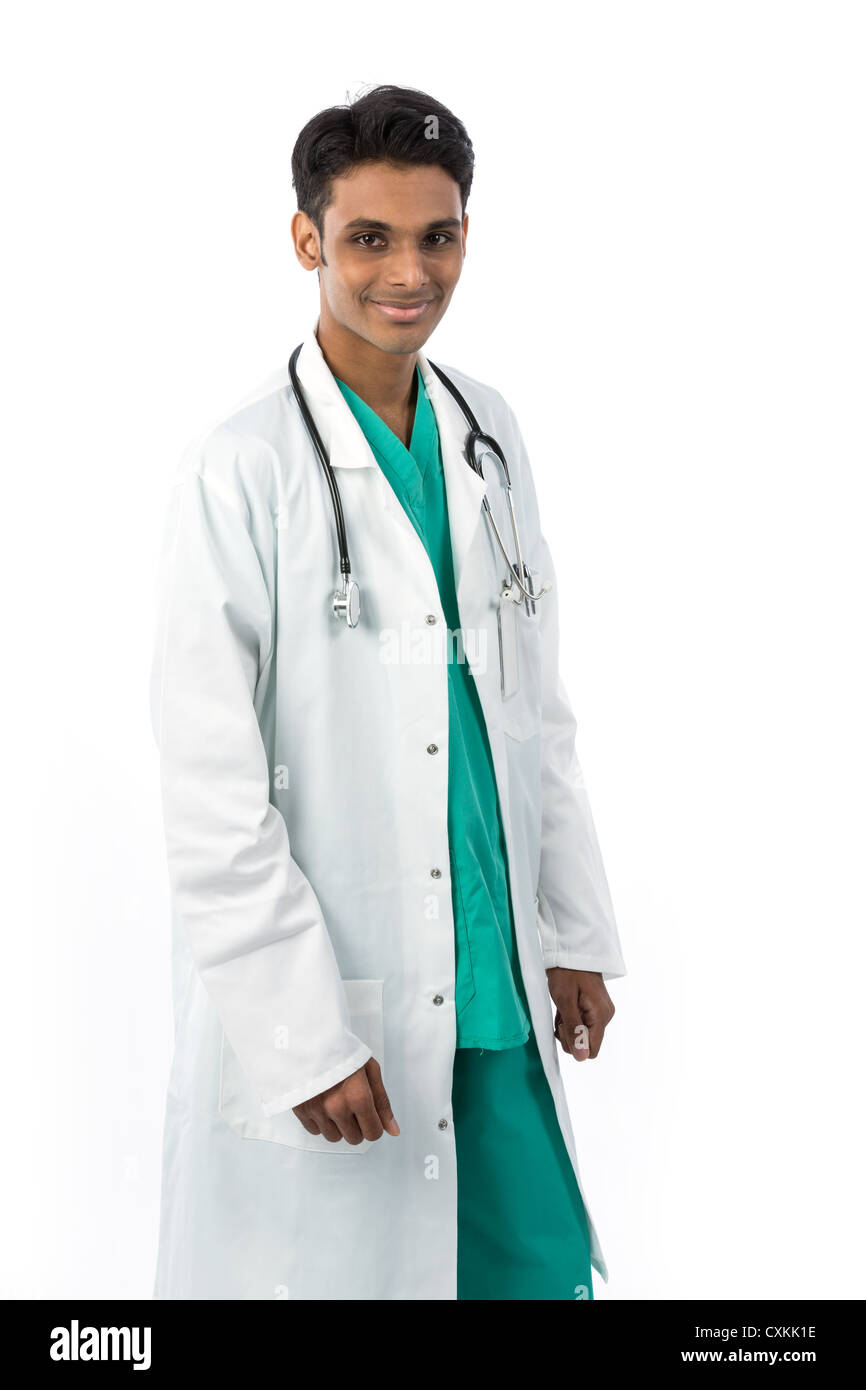 Young indian male doctor hi-res stock photography and images - Alamy