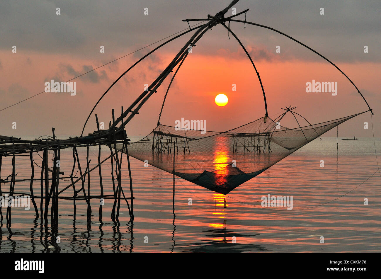 View  Beautiful morning light Stock Photo