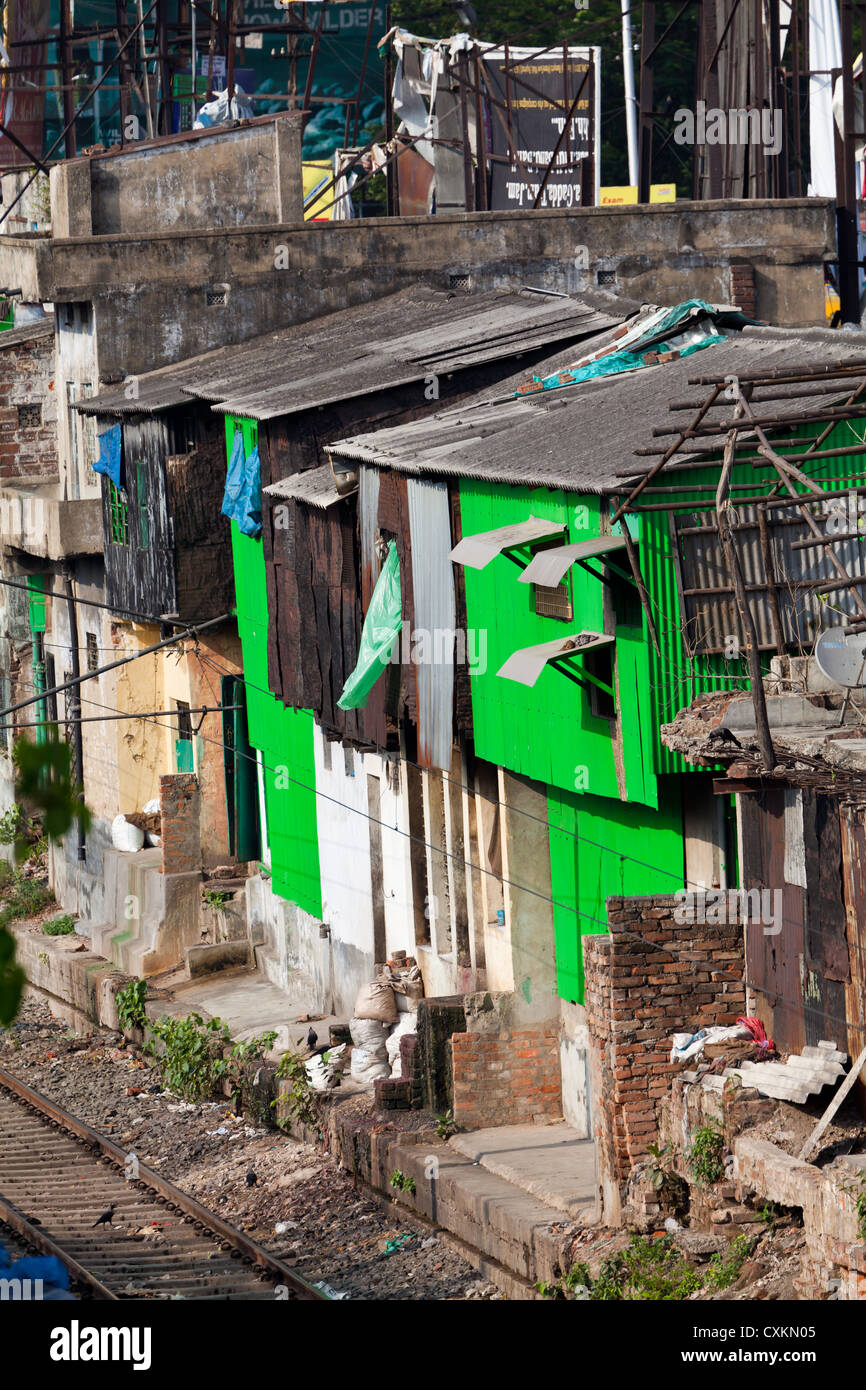 House Facade in Kolkata Stock Photo