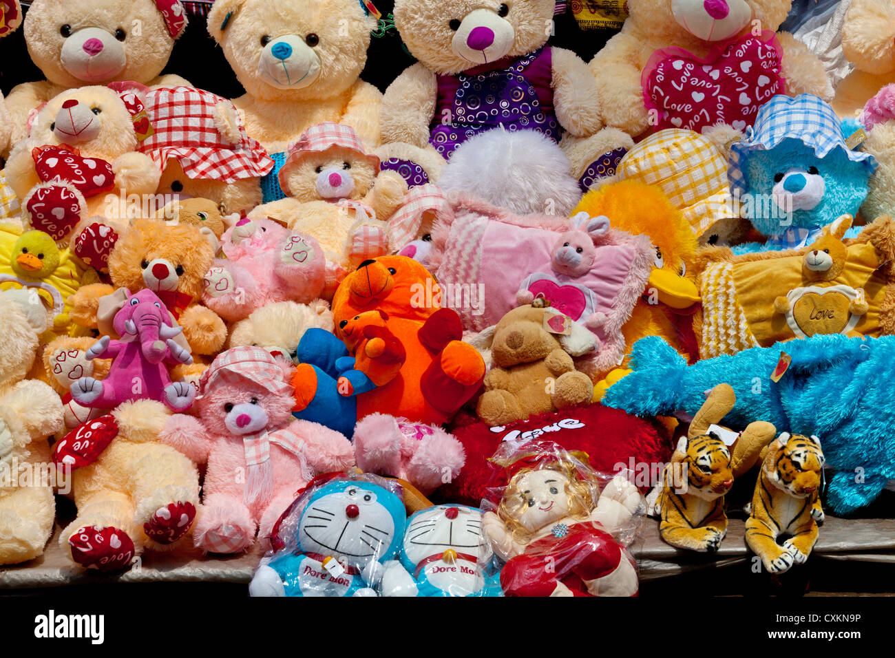 Colorful Soft Toys in Kolkata Stock Photo Alamy