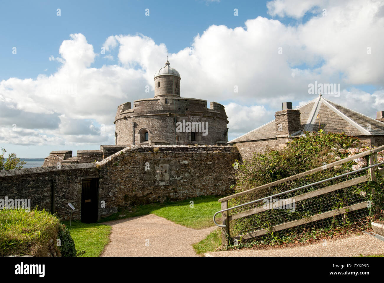 St Mawes Castle Cornwall UK Stock Photo