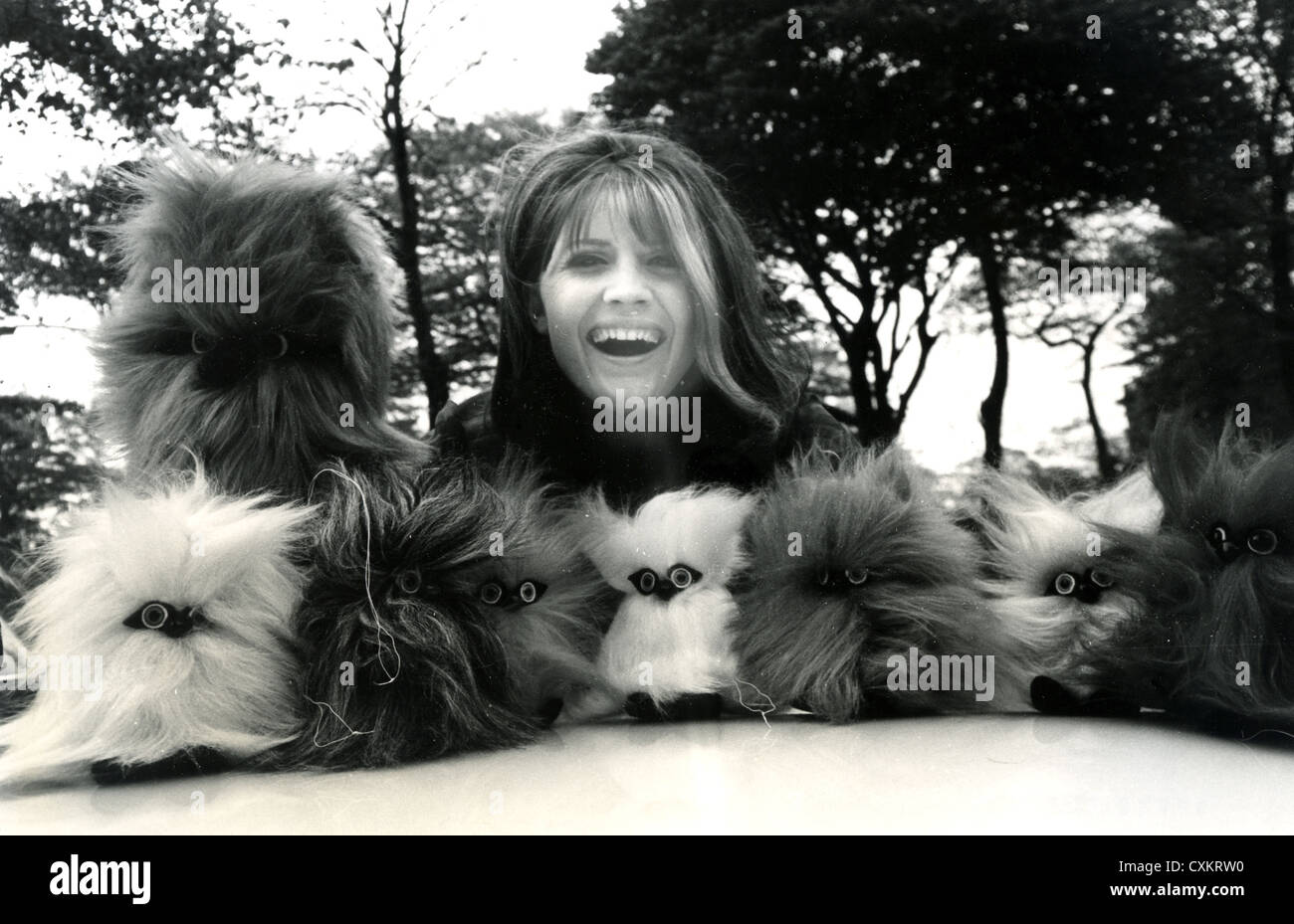 SANDIE SHAW  UK pop singer with 'puppets' being marketed on the basis of her song in May 1967   Photo: Tony Gale Stock Photo