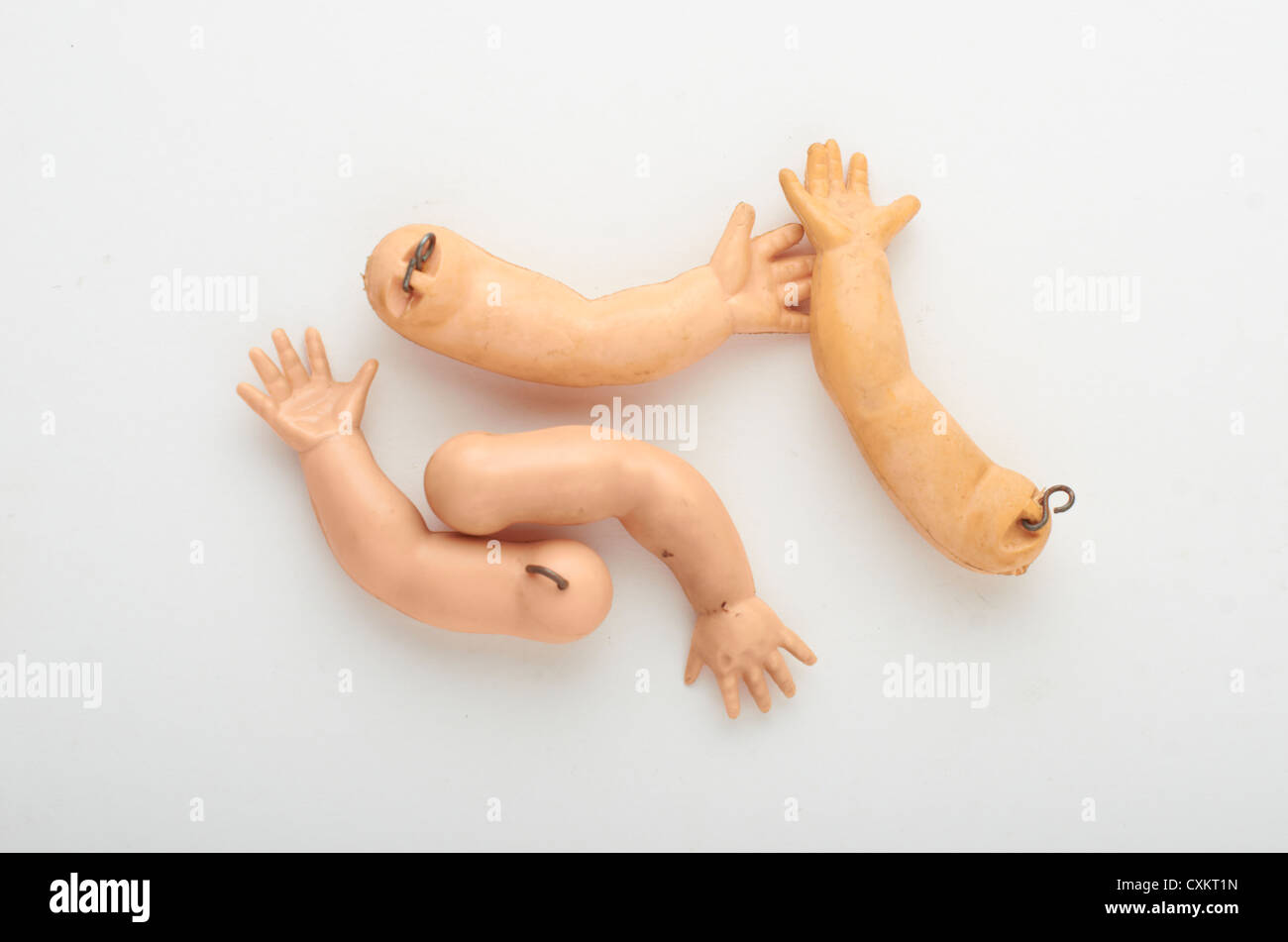 doll body parts Stock Photo