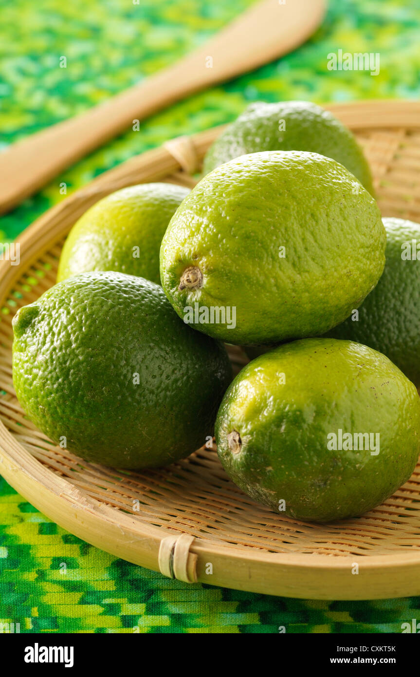 Close-up of Limes Stock Photo - Alamy