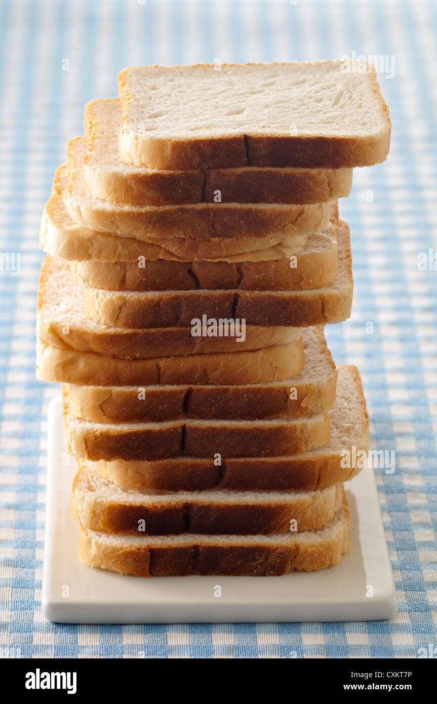 Stack of Bread Stock Photo Alamy