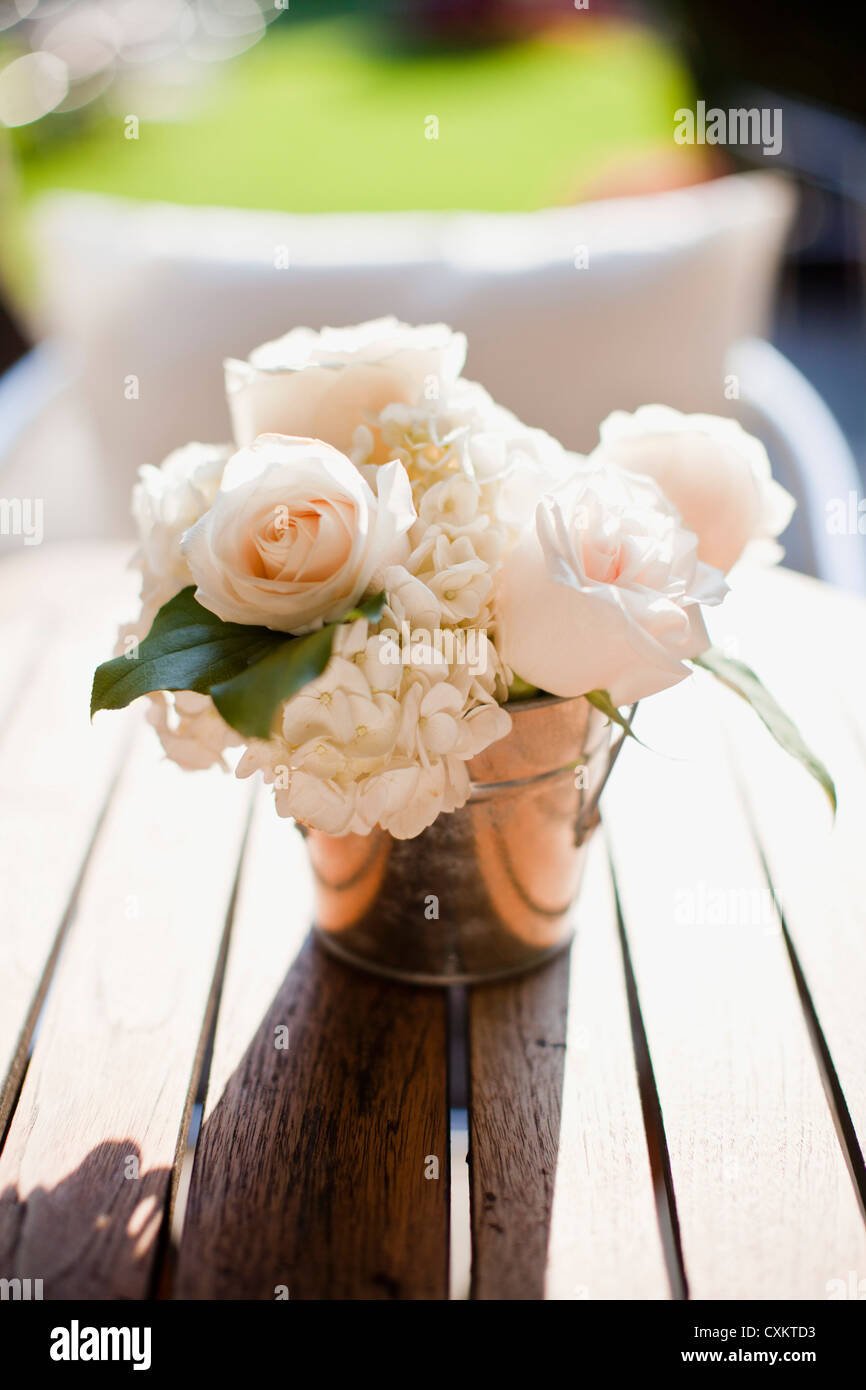 Flower Arrangement at Wedding, Toronto, Ontario, Canada Stock Photo Alamy