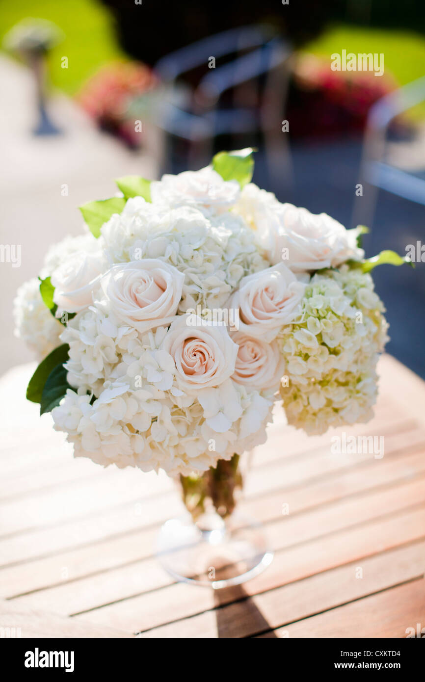 Flower Arrangement at Wedding, Toronto, Ontario, Canada Stock Photo Alamy