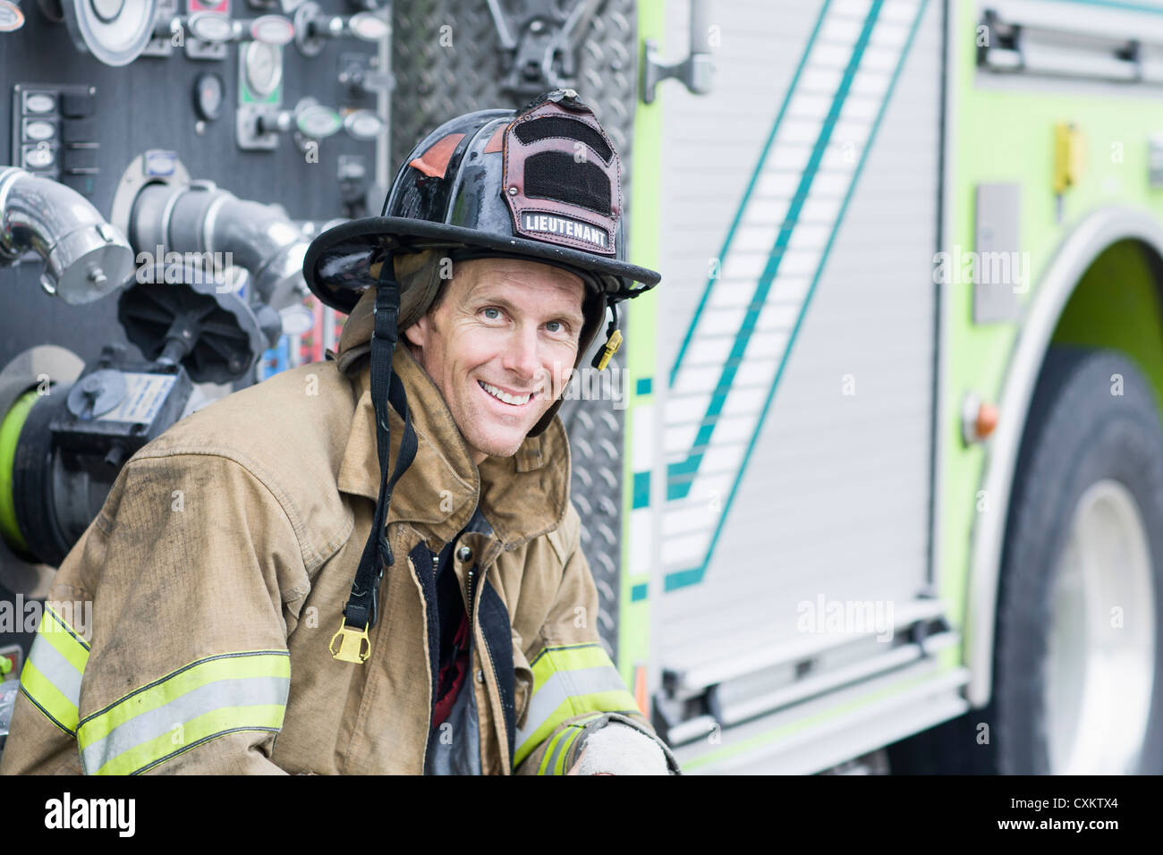 Firefighter, Florida, USA Stock Photo Alamy