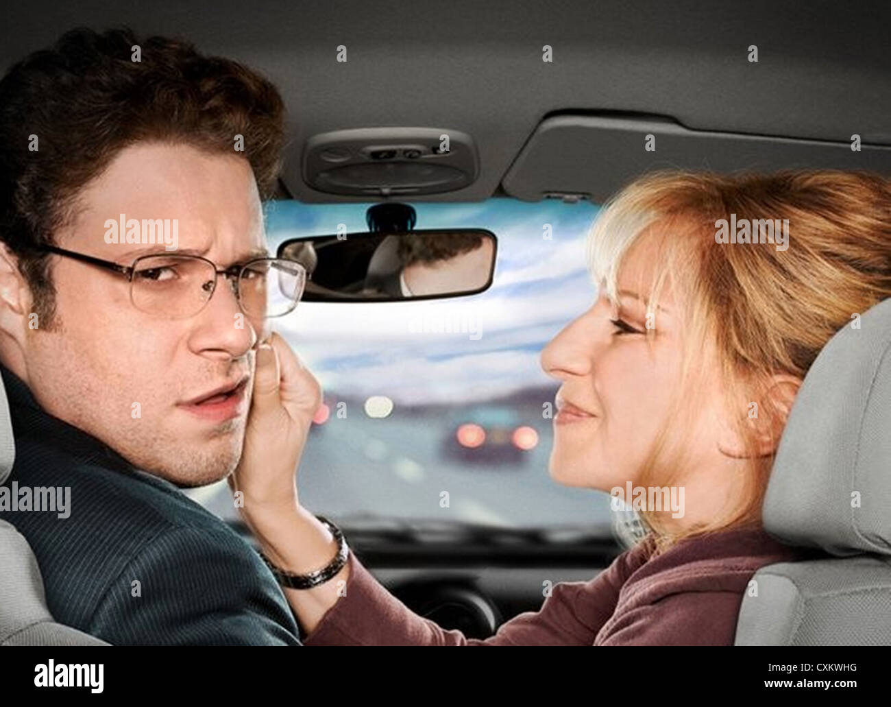THE GUILT TRIP 2012 Paramount Pictures film with Barbra Streisand and Seth Rogen Stock Photo