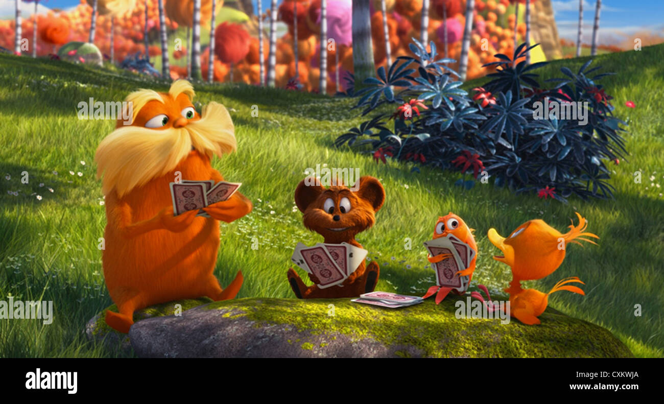 THE LORAX 2012 UNiversal animation film based on the book by Dr Seuss Stock Photo