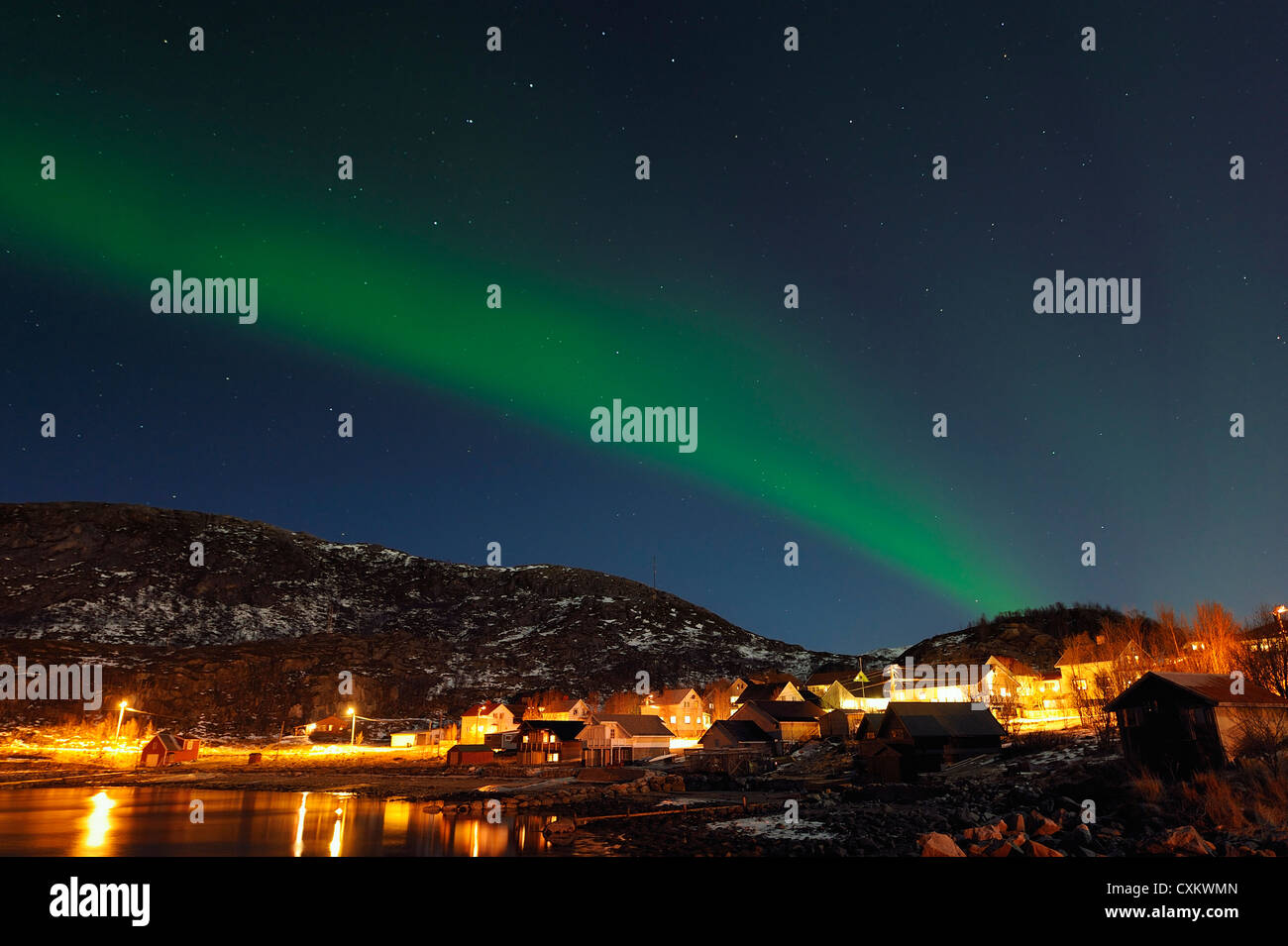 Northern Lights near Tromso, Troms, Norway Stock Photo Alamy