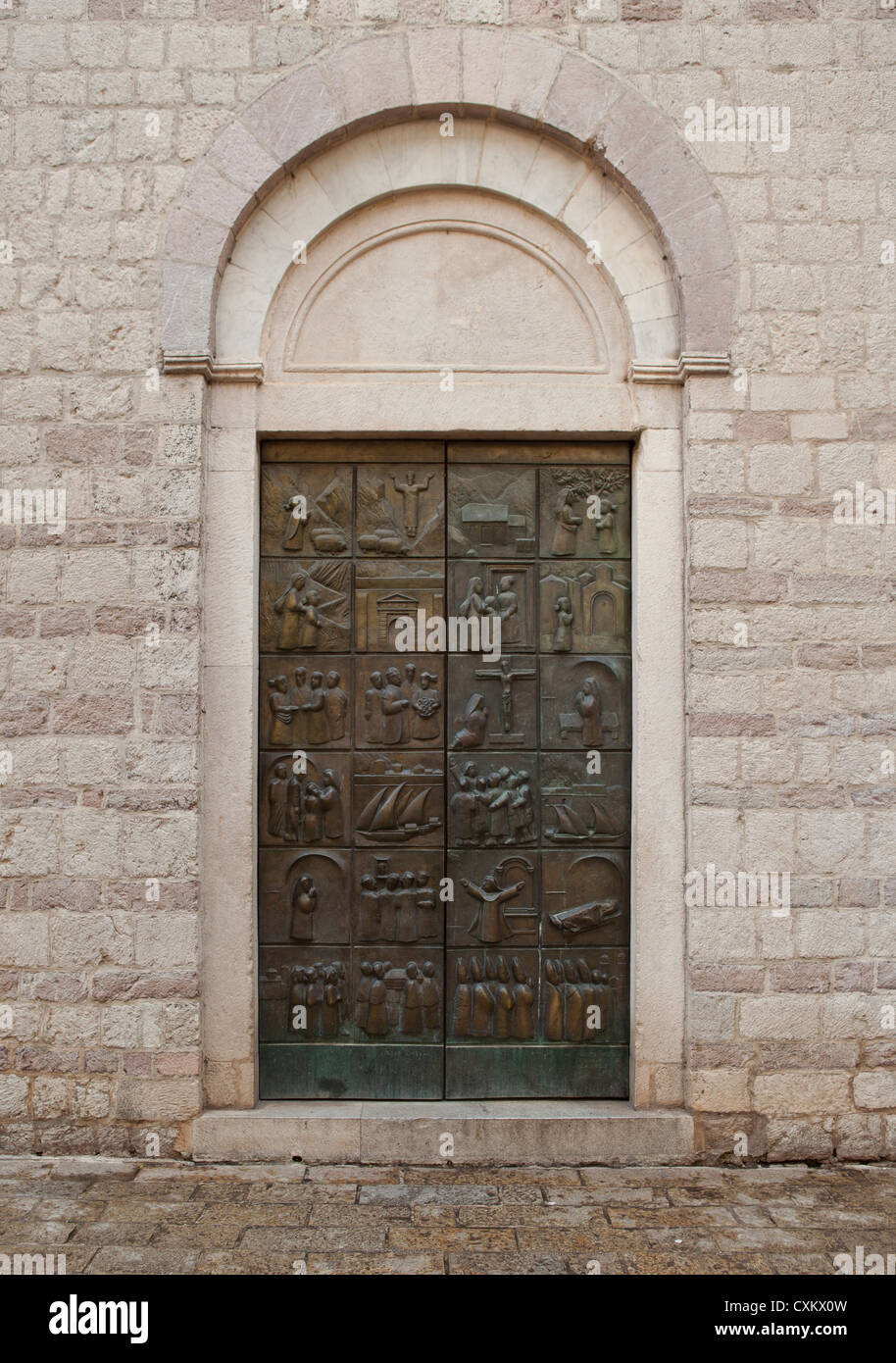 old metal doors, Kotor, Montenegro Stock Photo Alamy