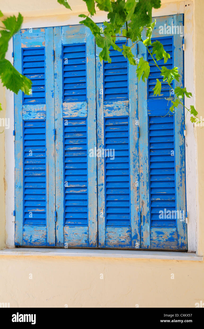 Greek window shutters hires stock photography and images Alamy