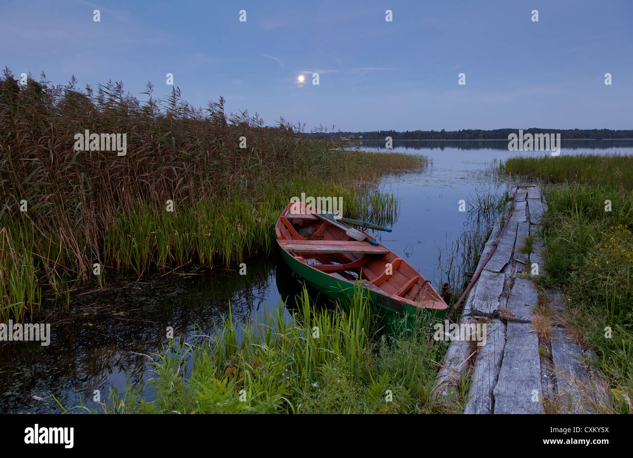 Rural night scene hi-res stock photography and images - Alamy