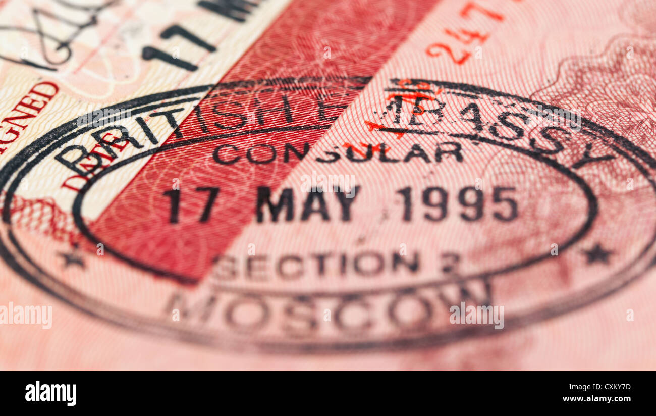 Eu Passport Stamp Stock Photos & Eu Passport Stamp Stock Images Alamy