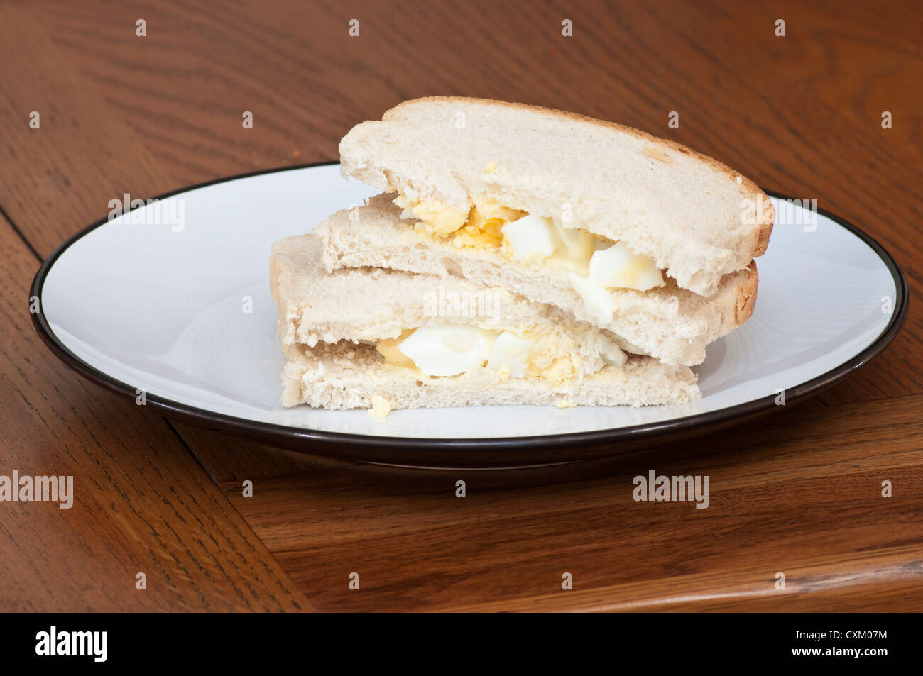 Egg Mayonnaise Sandwich Stock Photo - Alamy