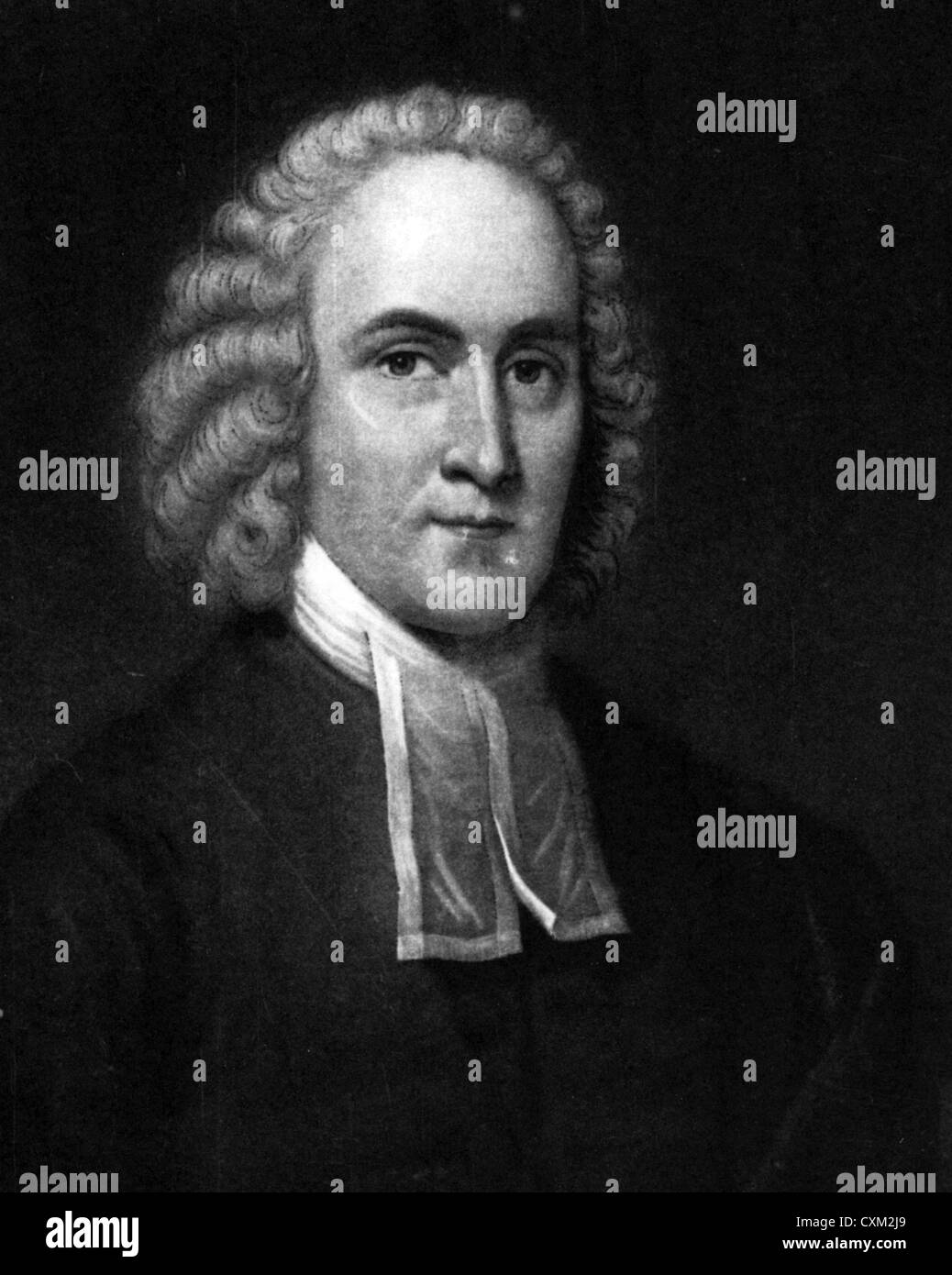 JONATHAN EDWARDS (1703-1758) American preacher and theologian Stock Photo