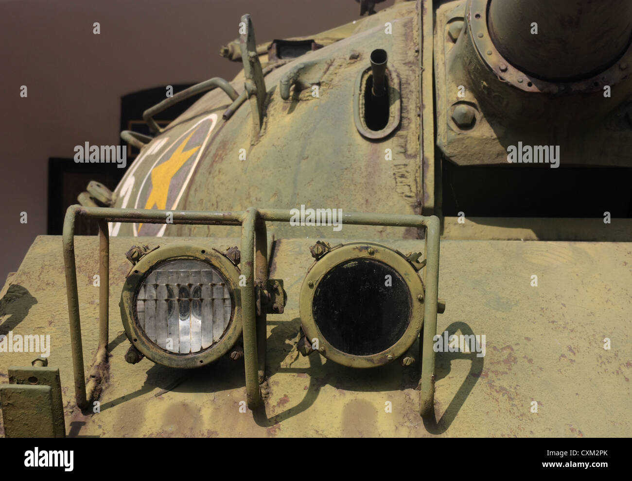 Vietnamese tank on display at war museum. Hanoi, Vietnam Stock Photo