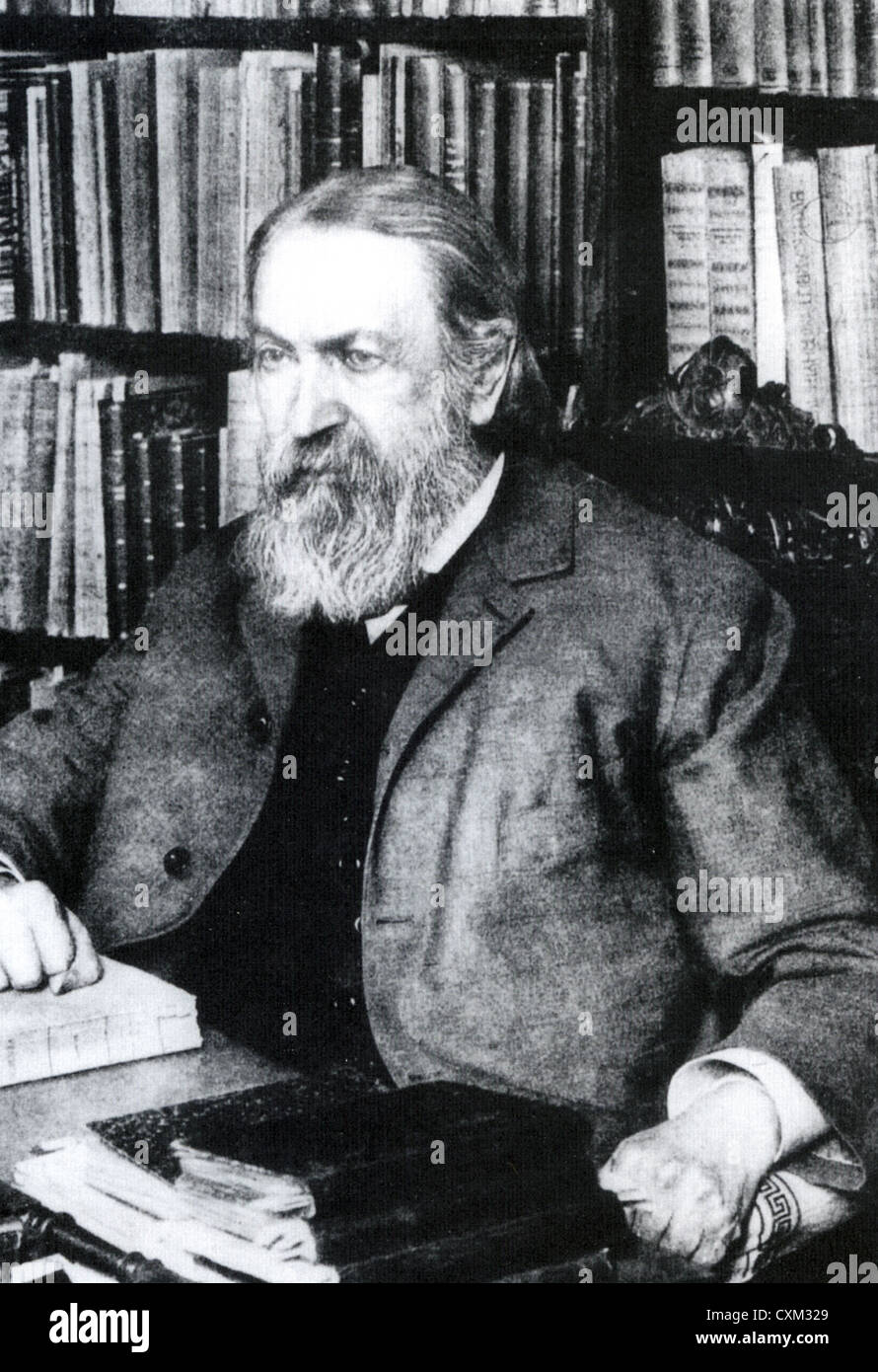 ERNST MACH (1838-1916) Austrian physicist and philosopher Stock Photo