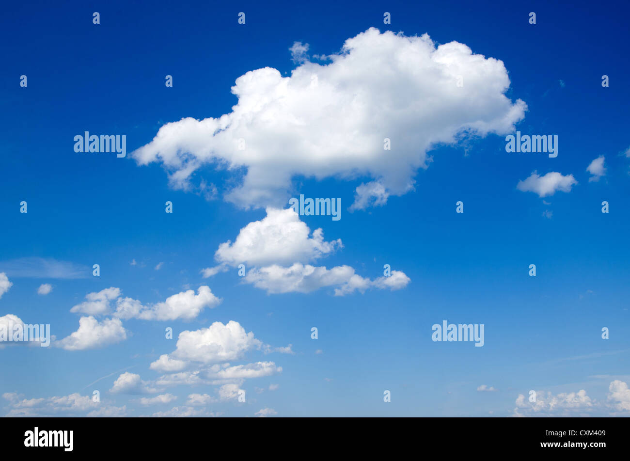 blue sky with clouds closeup Stock Photo - Alamy