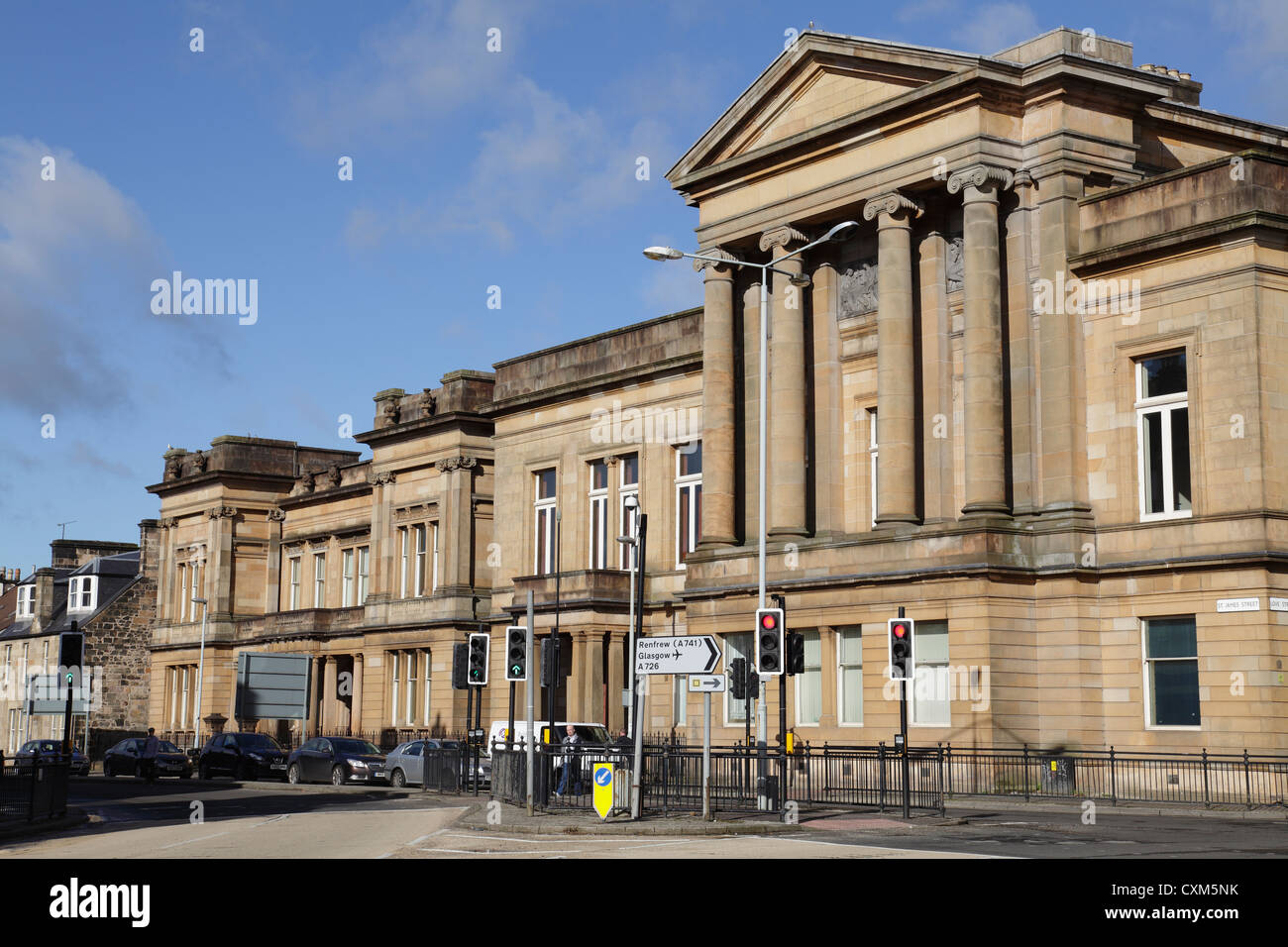 Paisley Sheriff Court and Justice of the Peace Court building on St