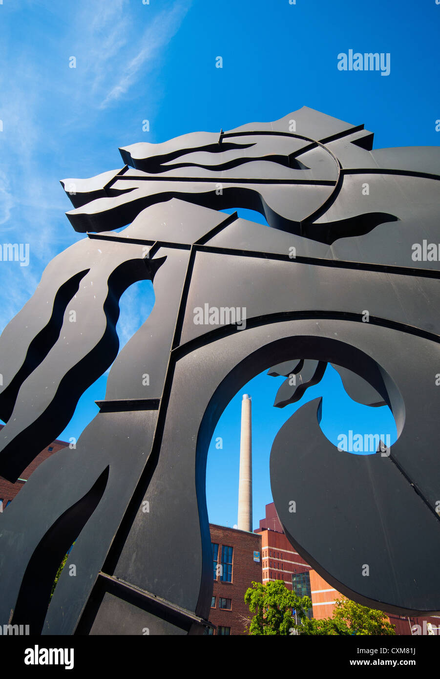 The 'Rumba' Sculpture by Martti Aiha located on the crossing of ...