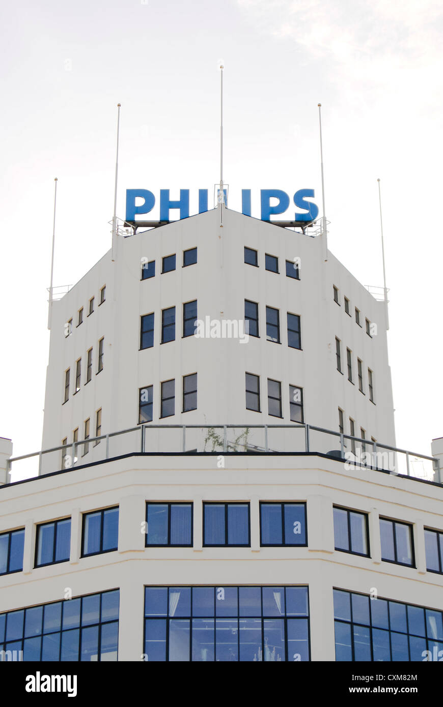 Building of Philips, in Eindhoven, Holland. Stock Photo