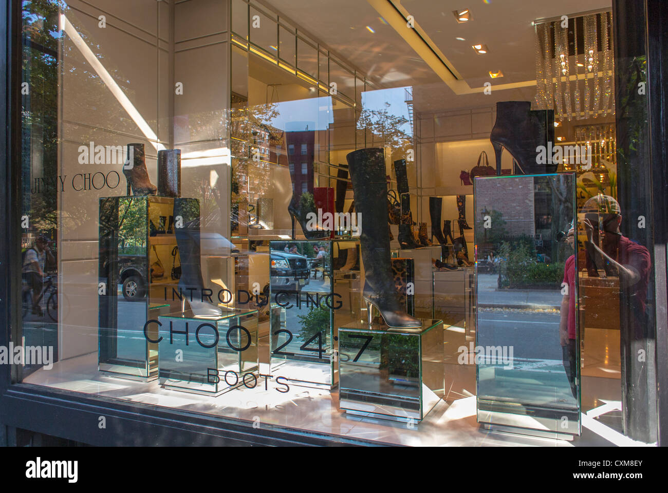 New York City, NY, USA, Luxury Fashion Store Front WIndow Display