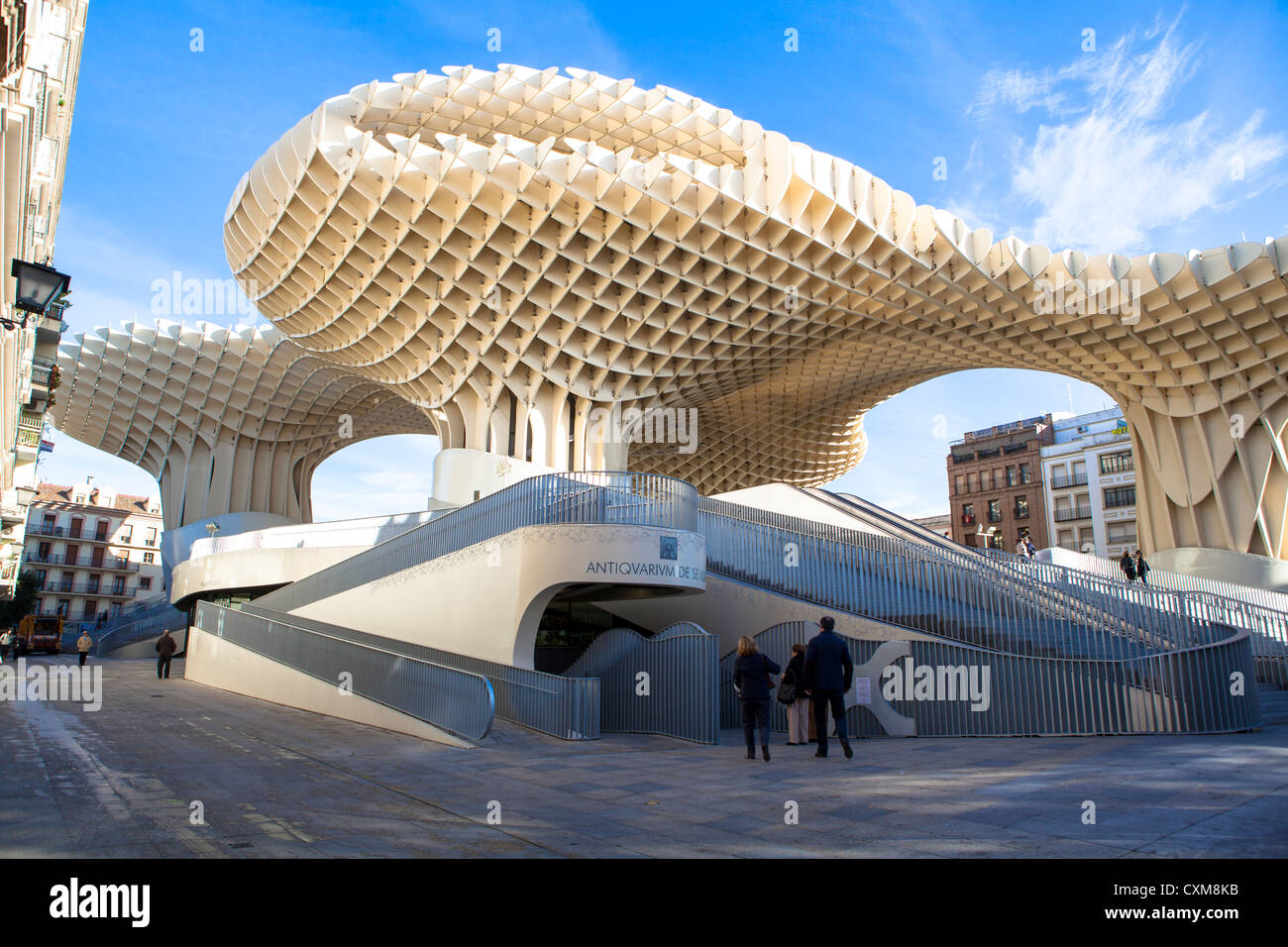 Parasol shopping mall Seville Spain Stock Photo Alamy