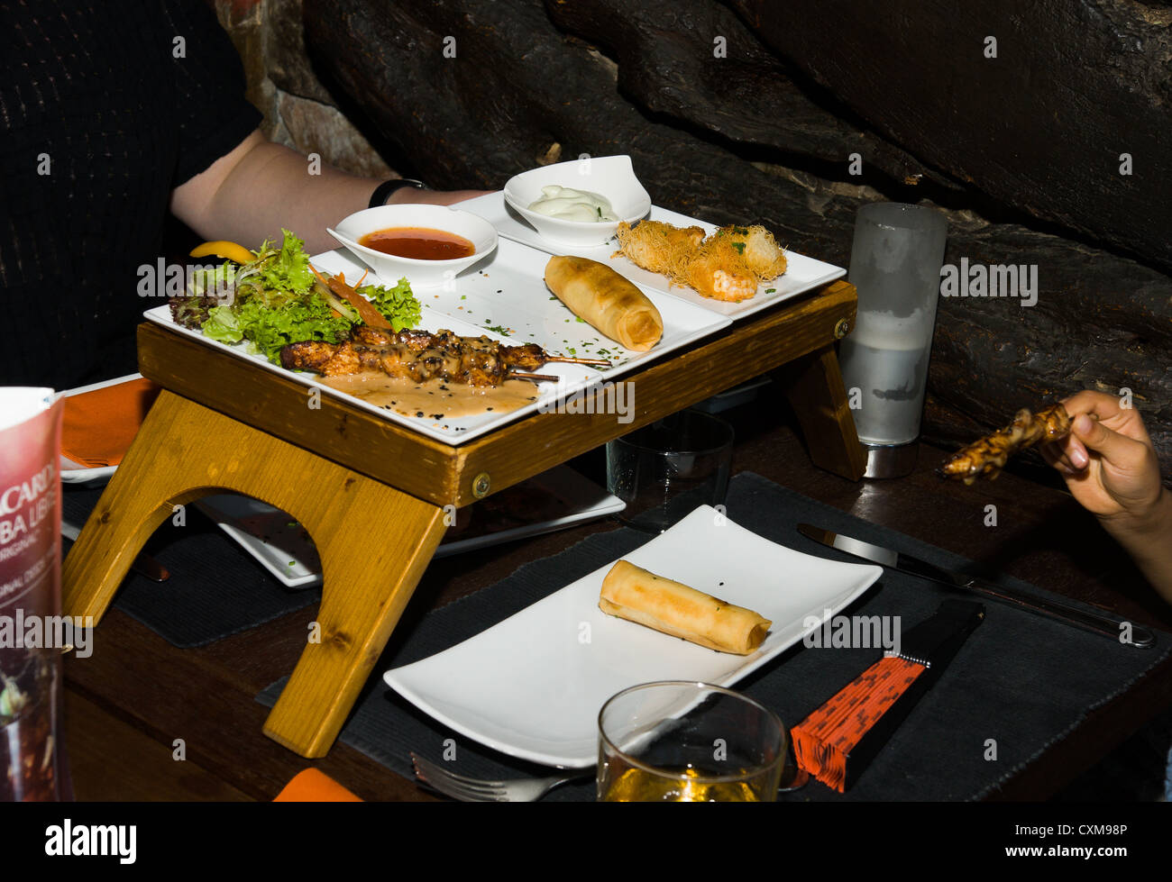Typical Mediterranean food Stock Photo