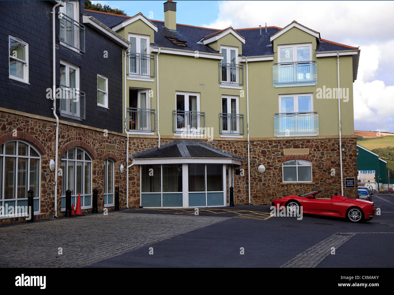 Dartmouth Marina apartments, Dartmouth Stock Photo Alamy