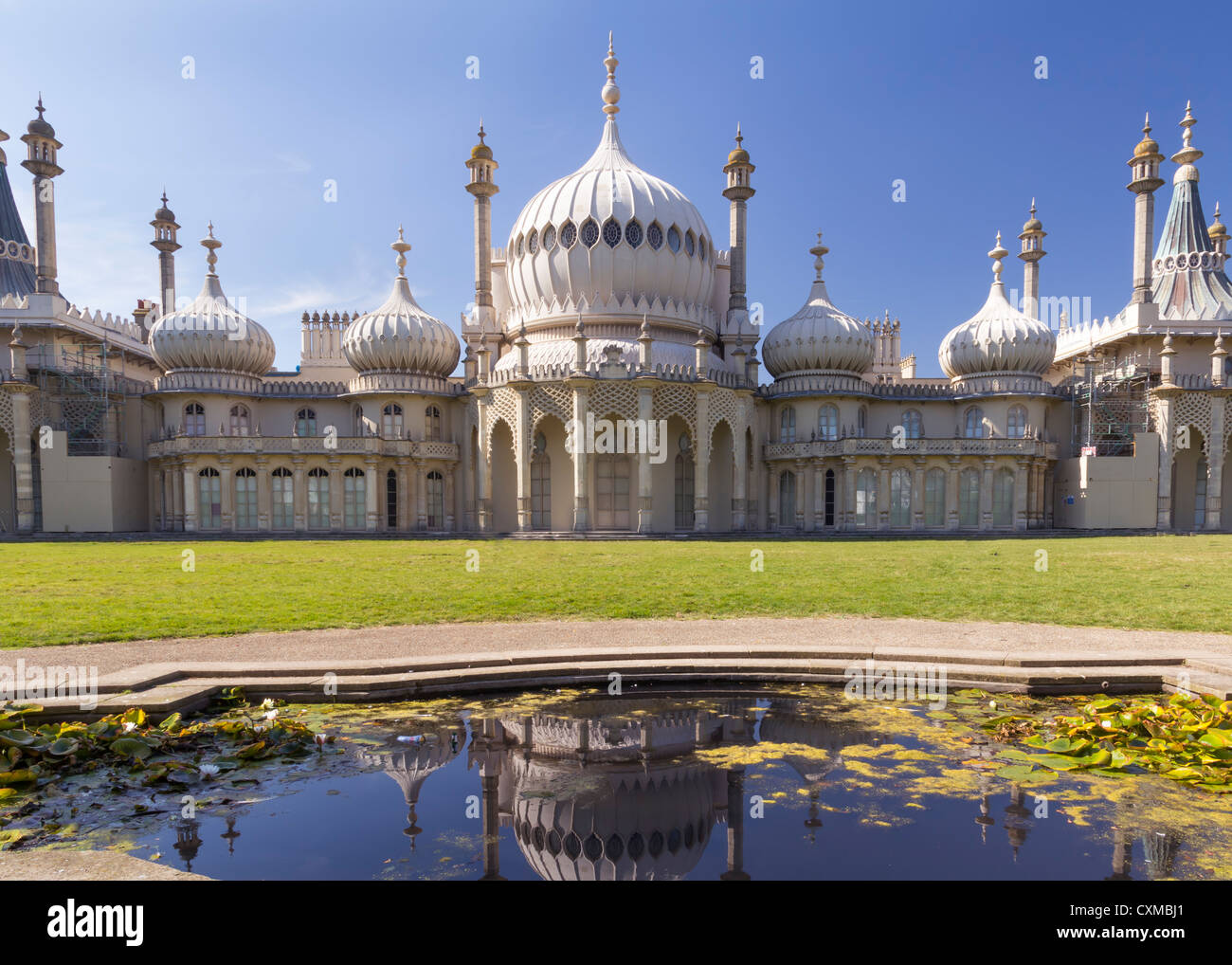 The Royal Pavilion a former Royal residence located in Brighton, England East Sussex Stock Photo