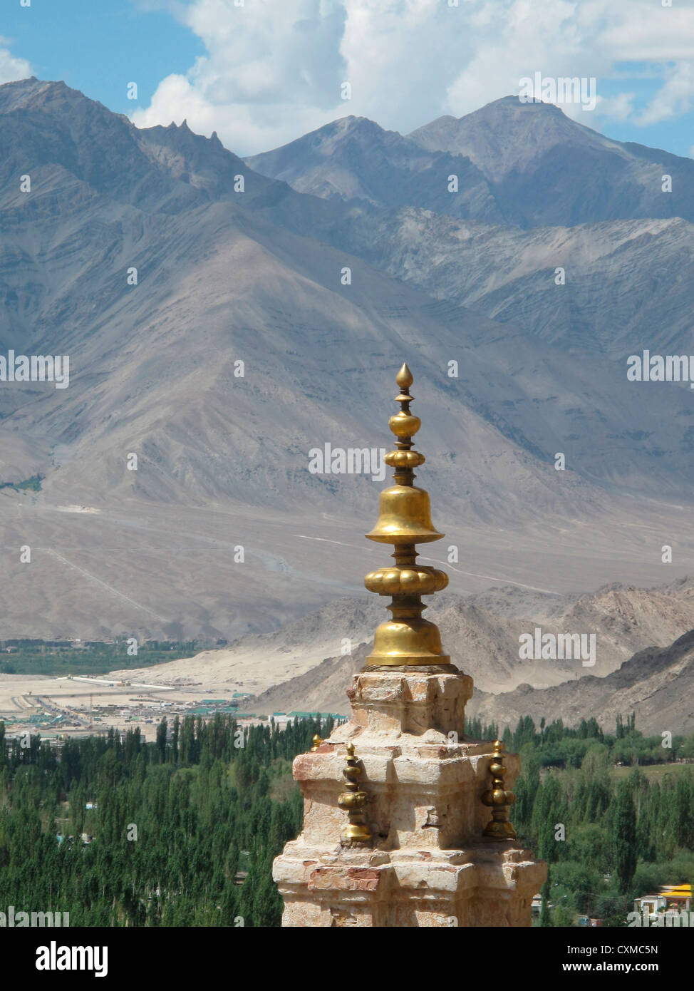 chorten, leh, jammu and kashmir, india Stock Photo