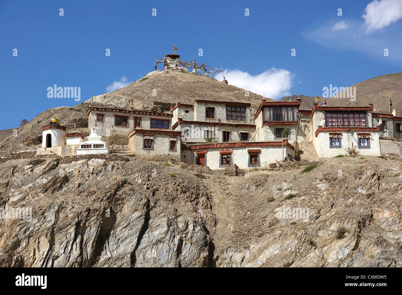lamayuru, houses for monks, jammu and kashmir, india Stock Photo - Alamy