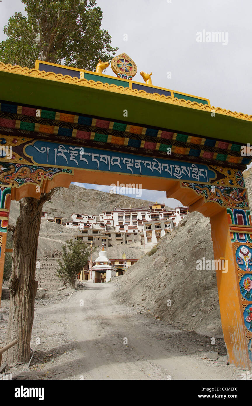 rizong monastery, jammu and kashmir, india Stock Photo