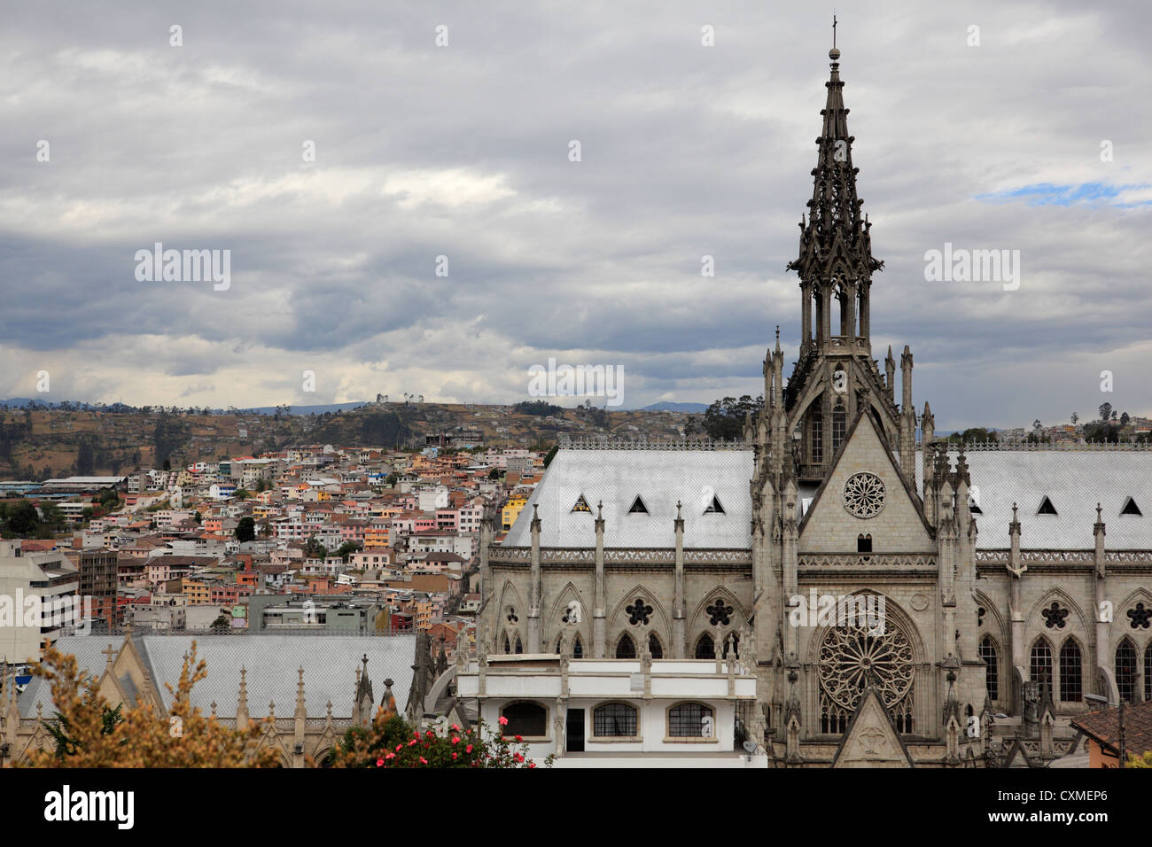 Overlooking Quito High Resolution Stock Photography