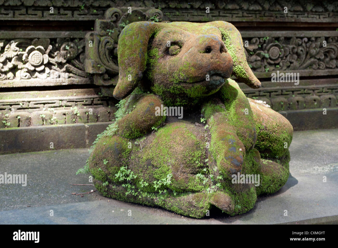 Statue in Monkey Forest, Ubud, Bali Stock Photo Alamy