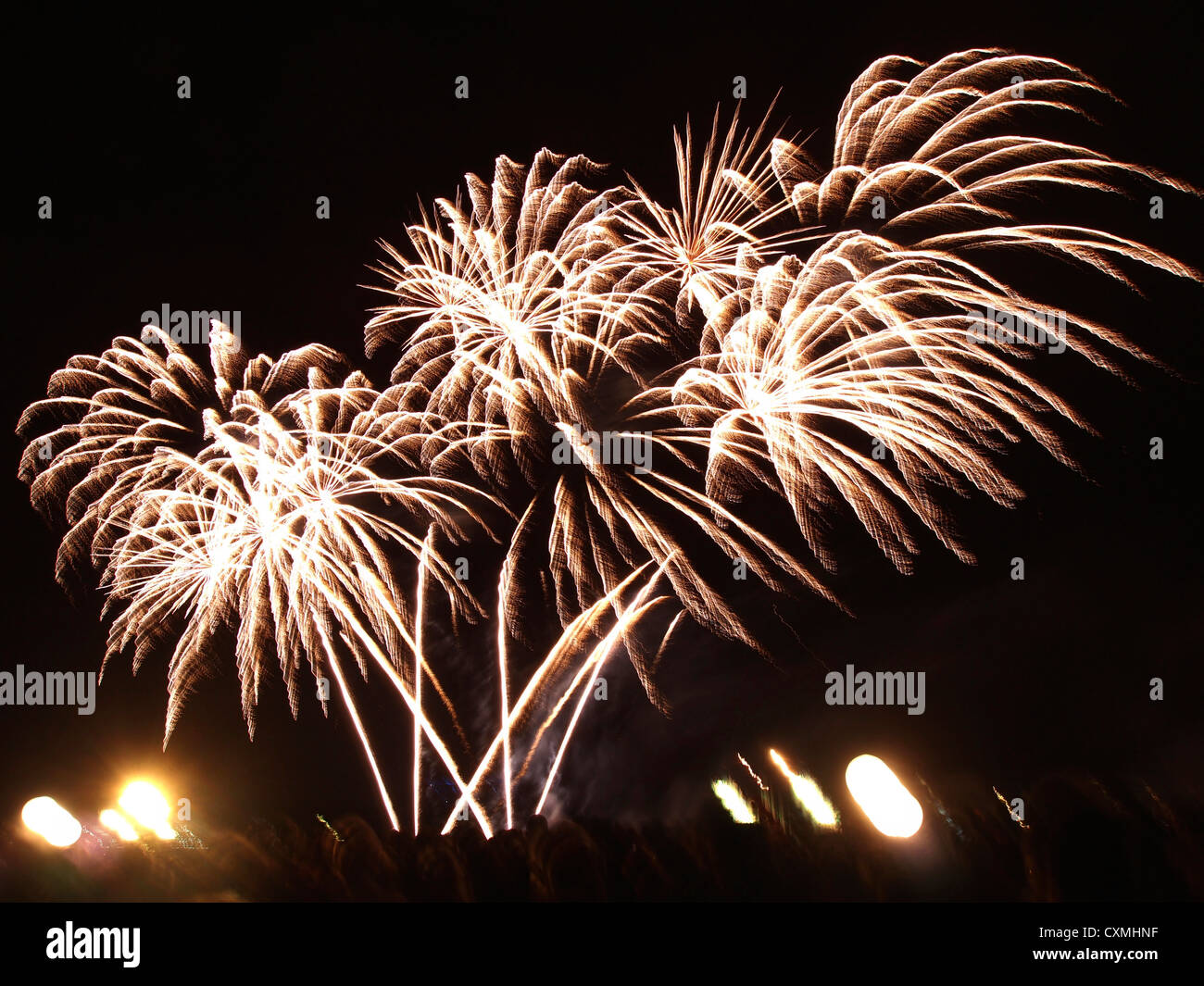 Fireworks display Stock Photo