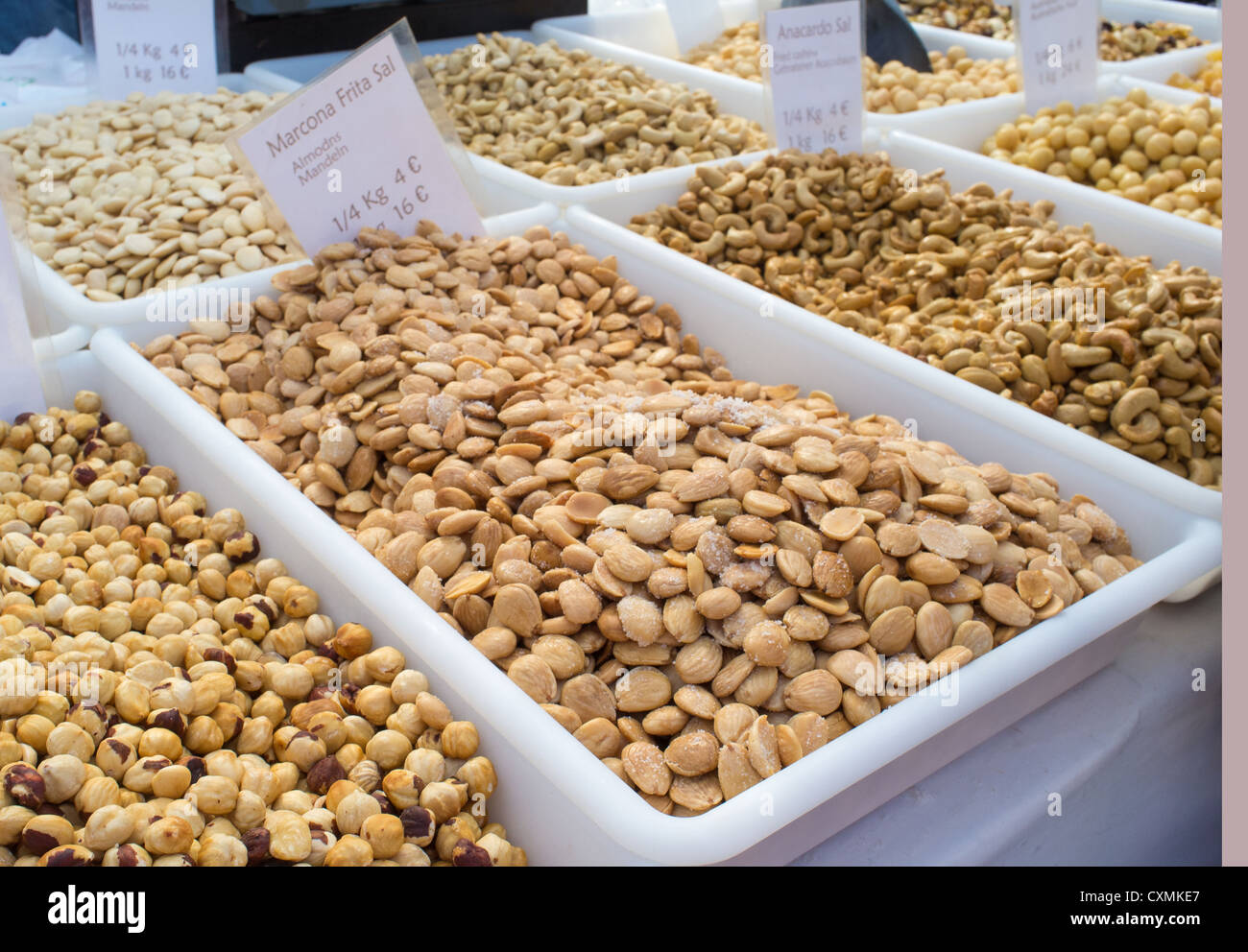 Nut shop display of nuts hires stock photography and images Alamy