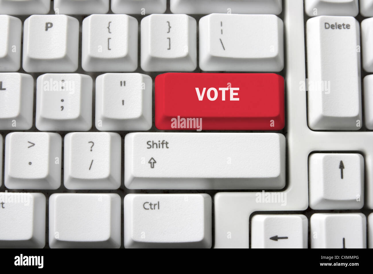 Republican Keyboard Computer Keyboard with Vote Concept Stock Photo - Alamy