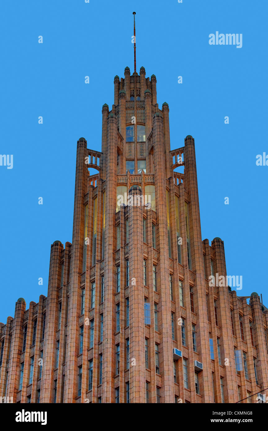 Gotham in Melbourne | Neo-Gothic, Manchester Unity Building Stock Photo
