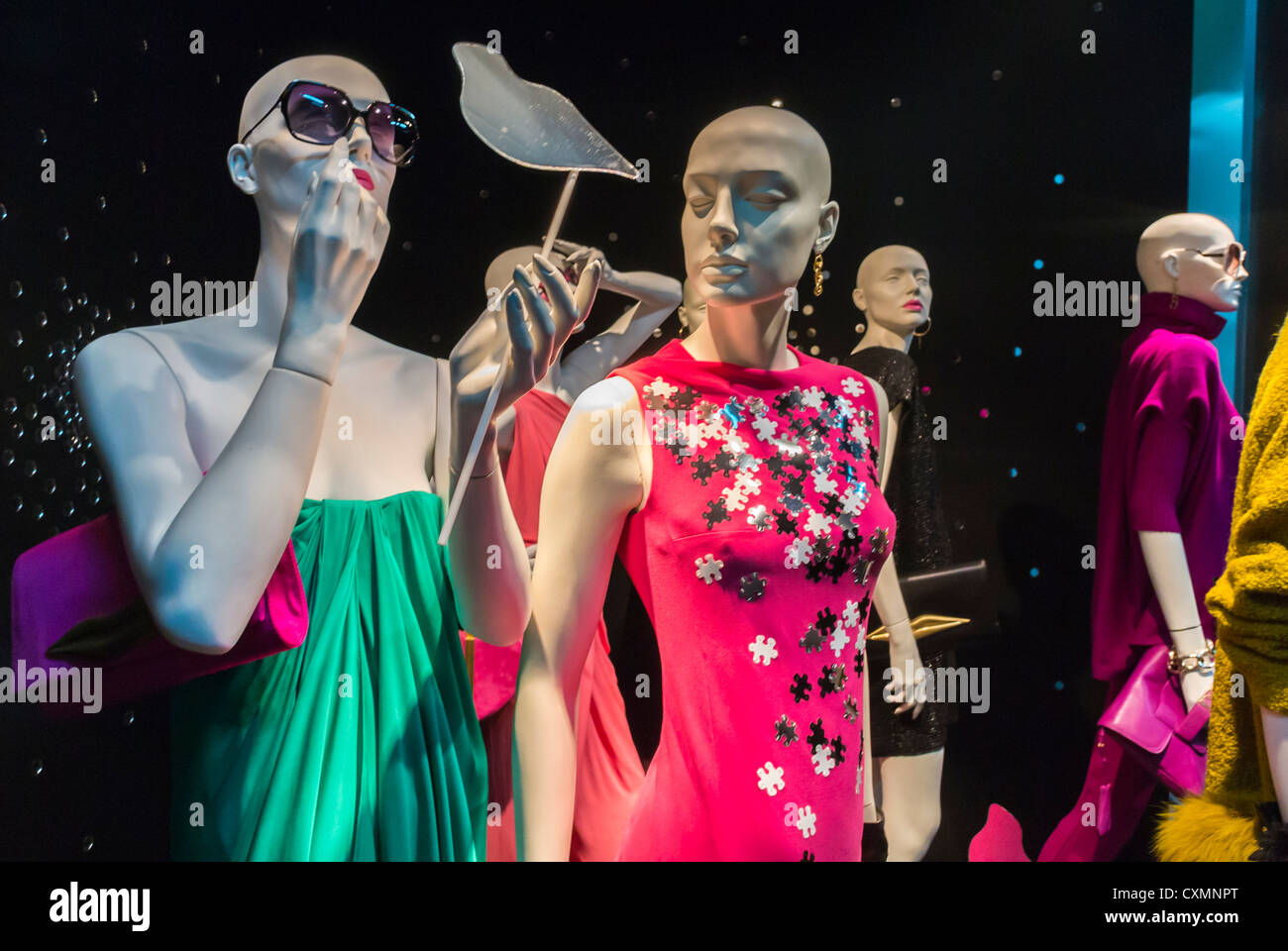 Luxury designer dresses display hires stock photography and images Alamy