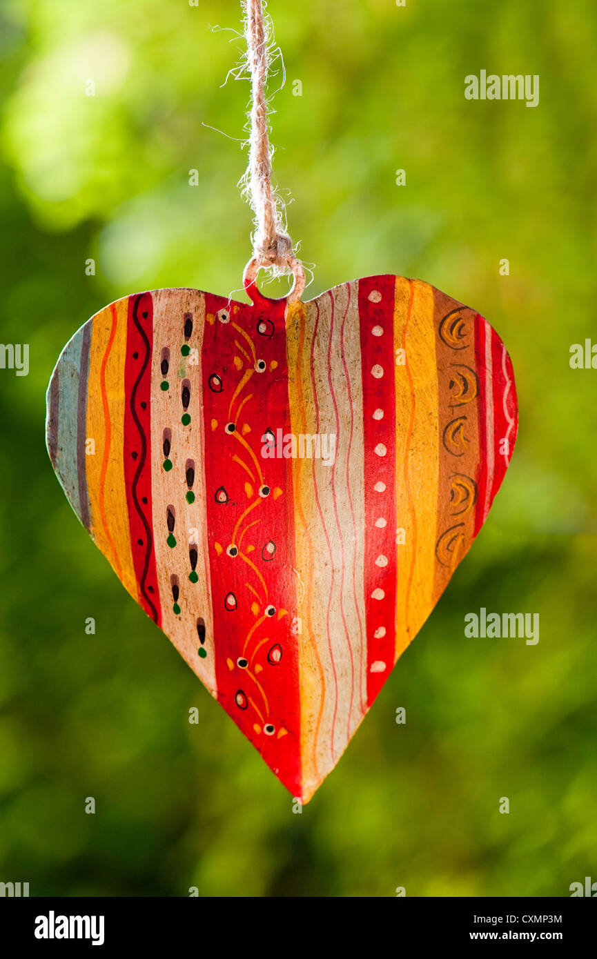 Patterned heart in nature Stock Photo - Alamy