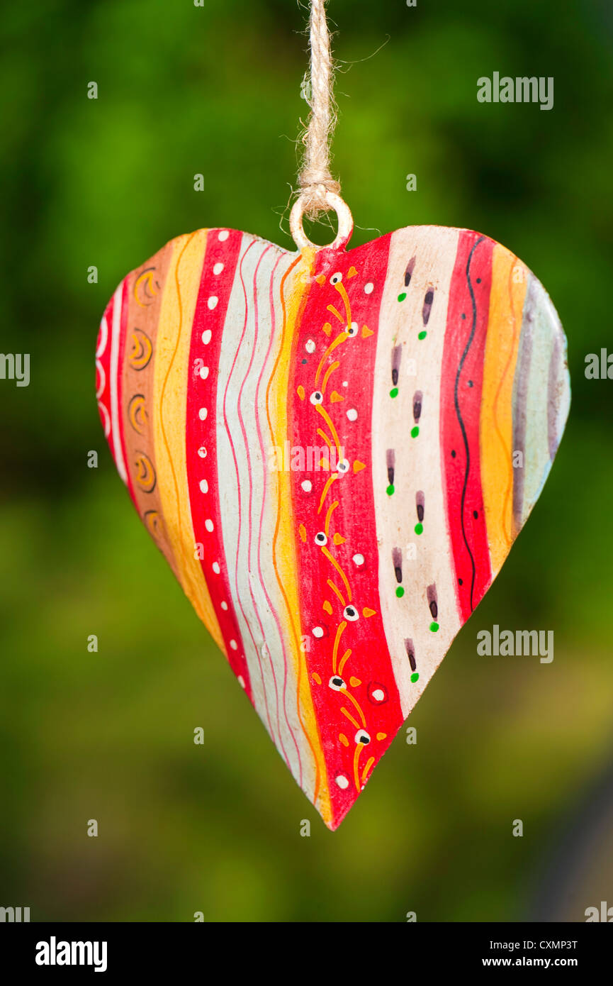 Patterned heart in nature Stock Photo - Alamy
