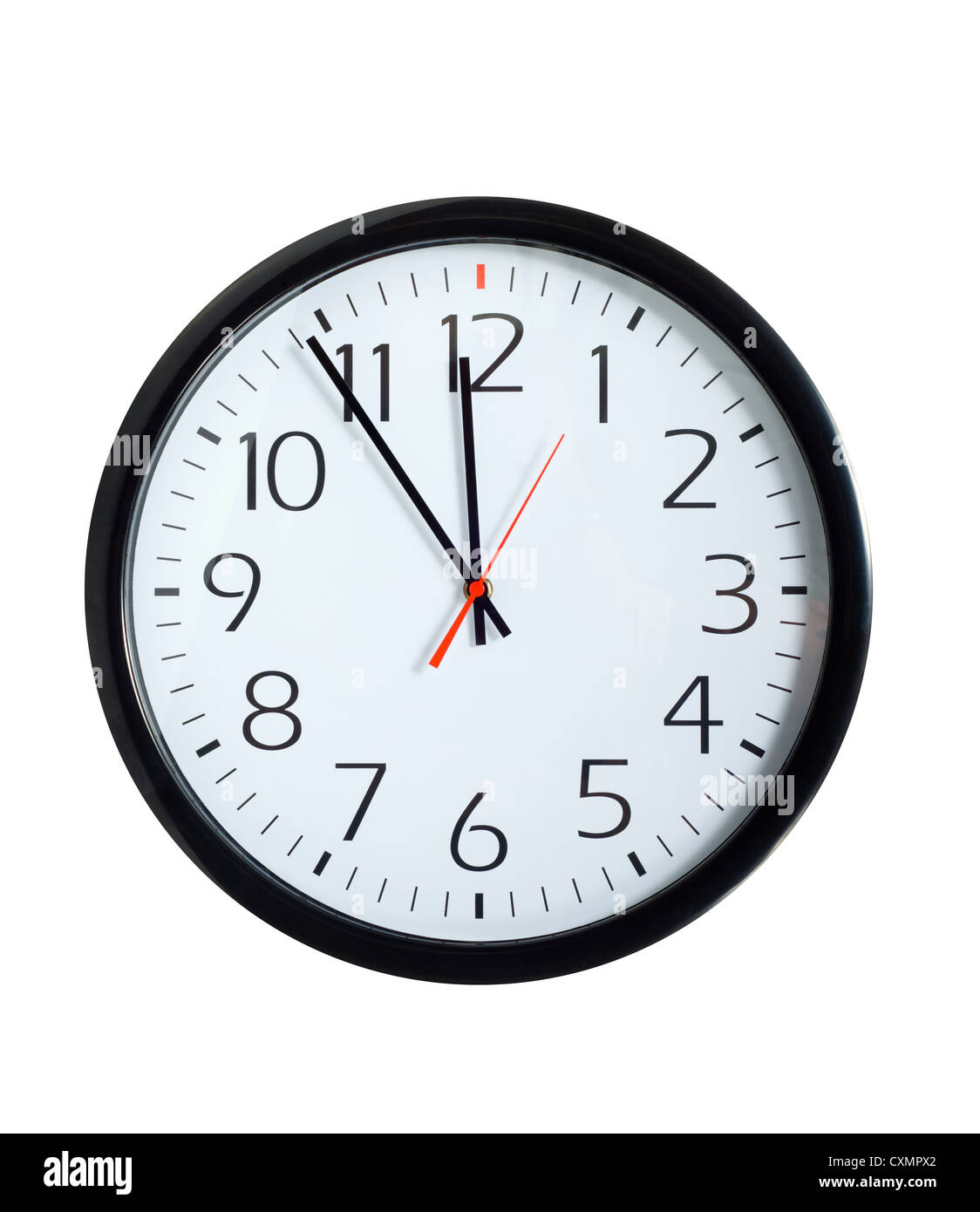 Black clock face hi-res stock photography and images - Alamy