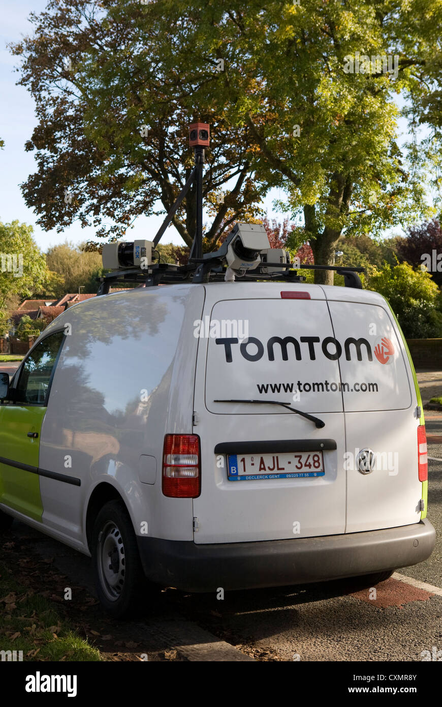 TomTom NV is a Dutch manufacturer of automotive navigation systems, including stand-alone units and software for personal device Stock Photo