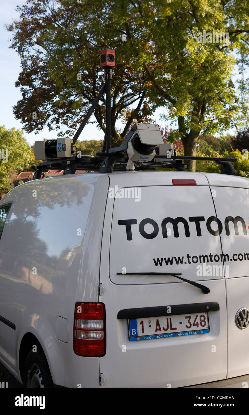 TomTom NV is a Dutch manufacturer of automotive navigation systems, including stand-alone units and software for personal device Stock Photo